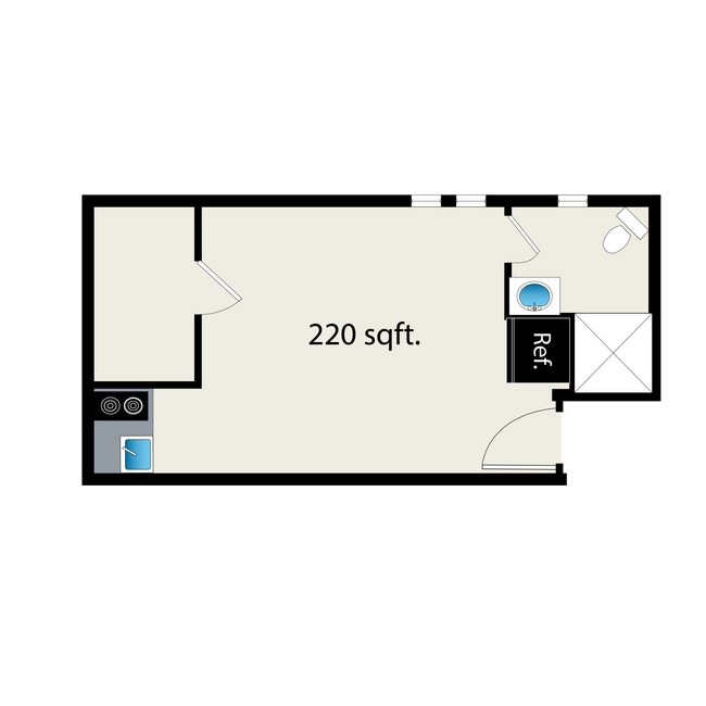 Floorplan - Reside on Clarendon