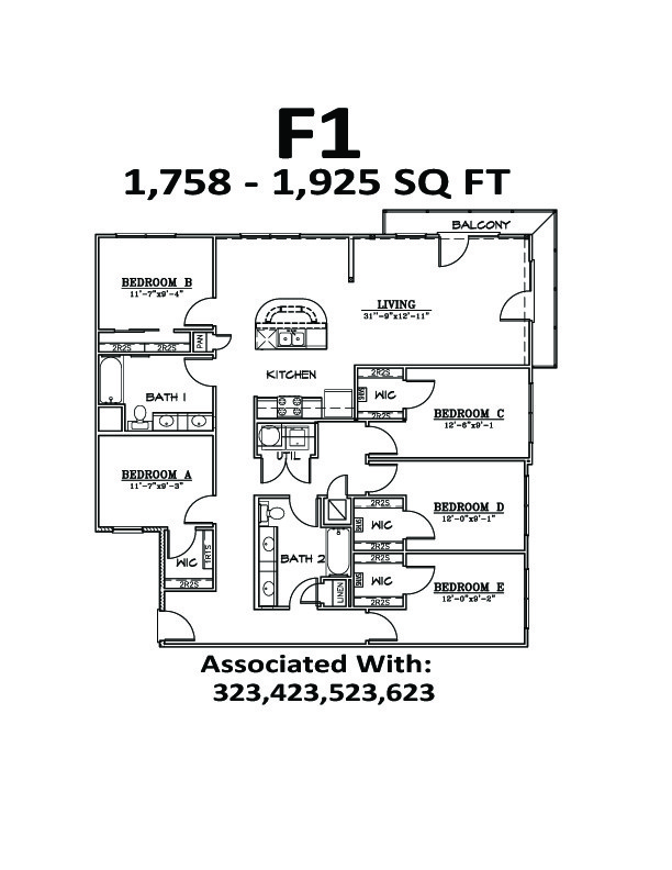 Floorplan - Regents West at 26th