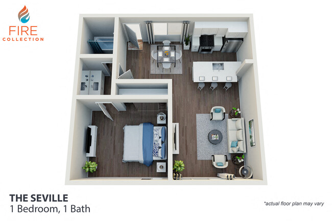 Floorplan - The Seville Apartments