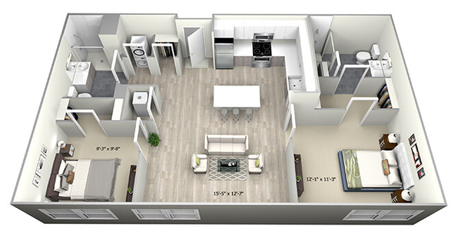 Floorplan - 735 Truman Apartments