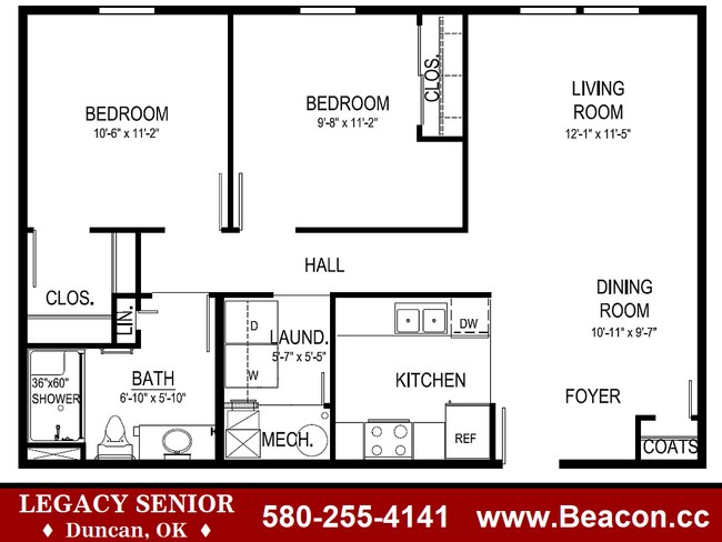Interior Photo - Legacy Duncan Senior Apartments