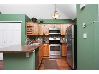 View of kitchen from living room - 11125 Alcott St