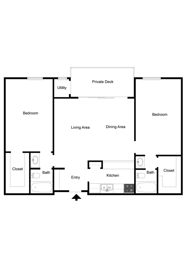 Floorplan - Viking Apartments and Townhouses