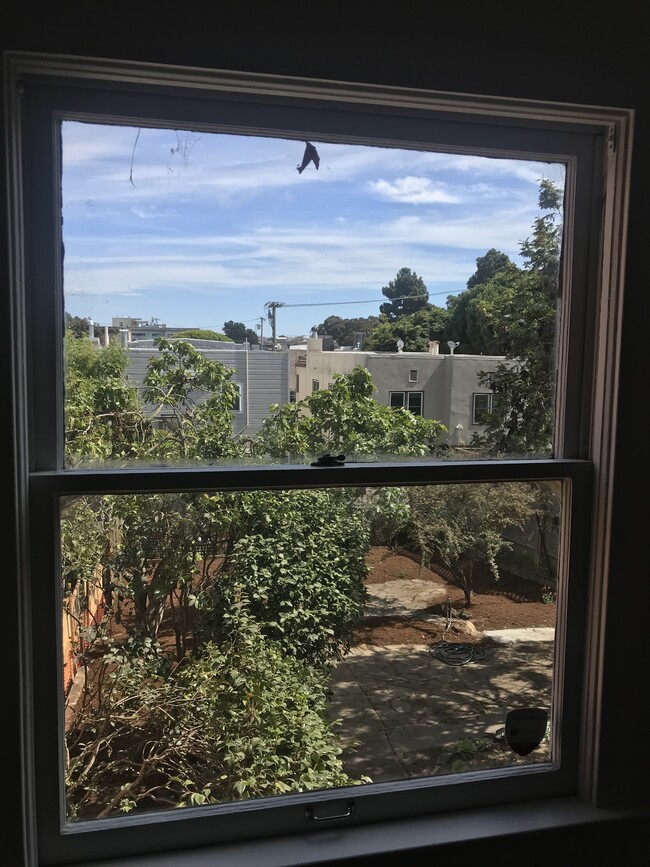 Backyard view from bedrooms - 67 Lippard Ave