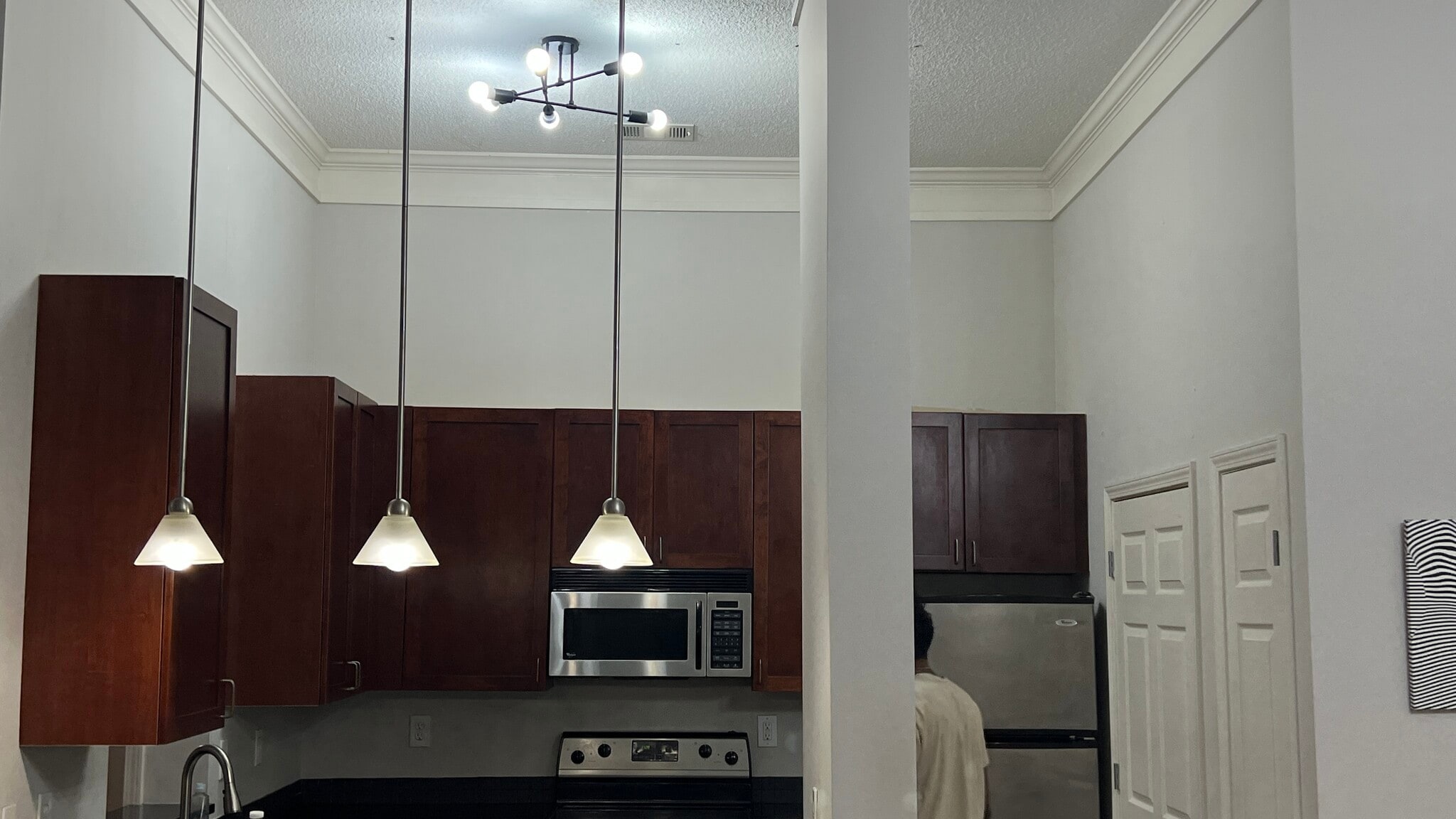 Modern LED fixtures throughout - 401 16th St NW