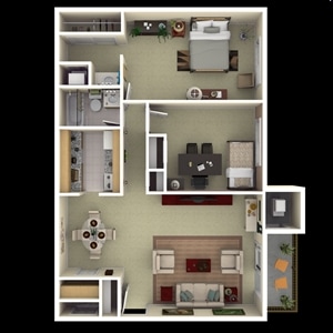 2BR/1BA - Goshen Terrace