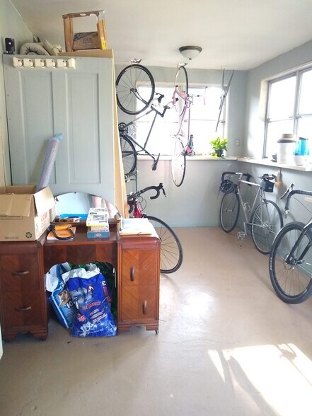 Back porch storage - 1131 Lexington Ave