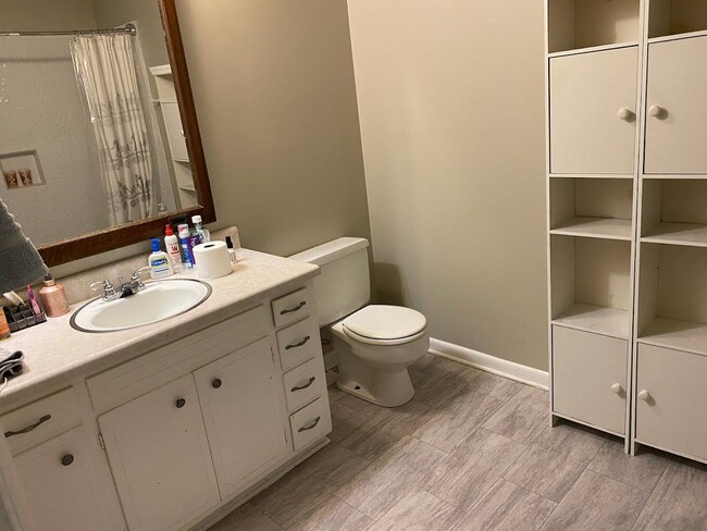 Hall bath with new flooring - 826 Murrell Rd