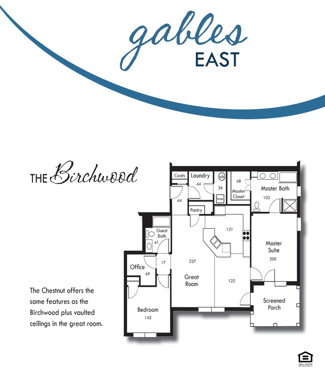 Floorplan - Gables East Condominiums