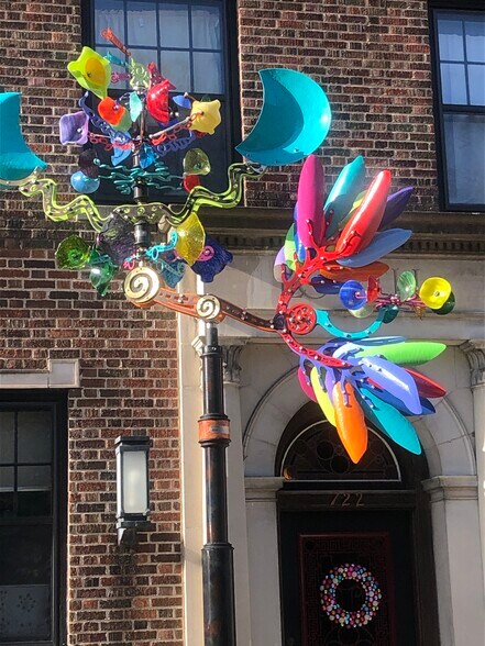 Wind sculpture across the street - 737 18th St