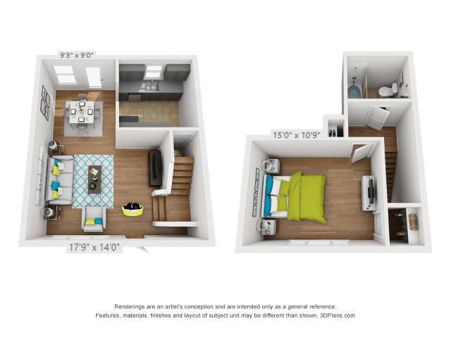 Floorplan - The Northside at Merrimon