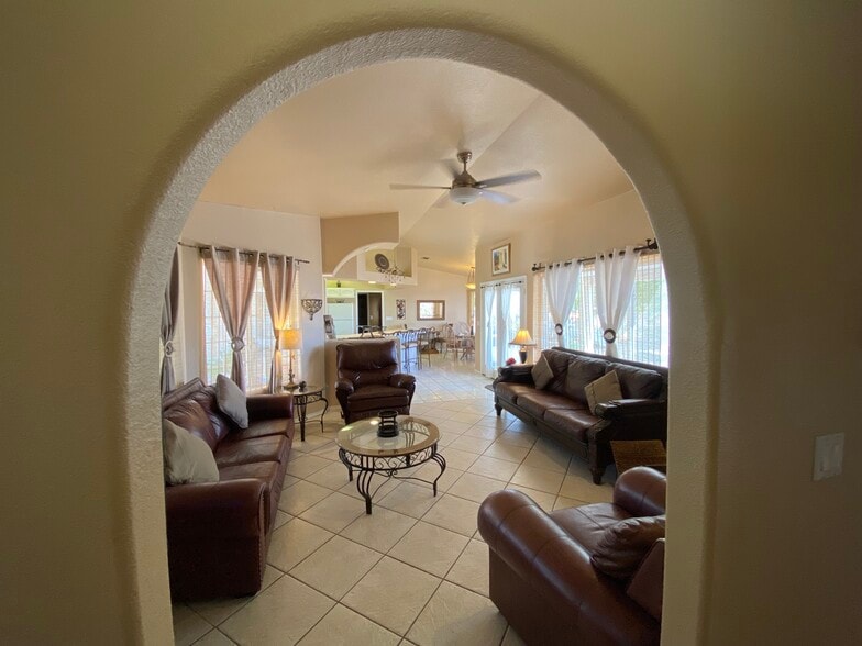 living room from hallway - 3640 Vega Dr