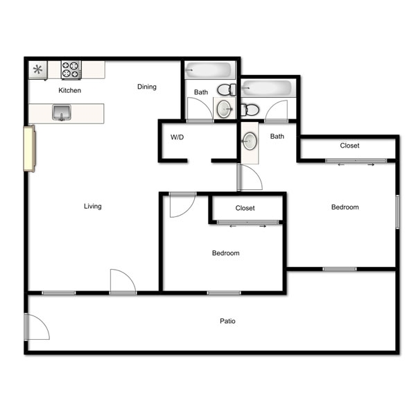 2BR/2BA - Sofi Dublin