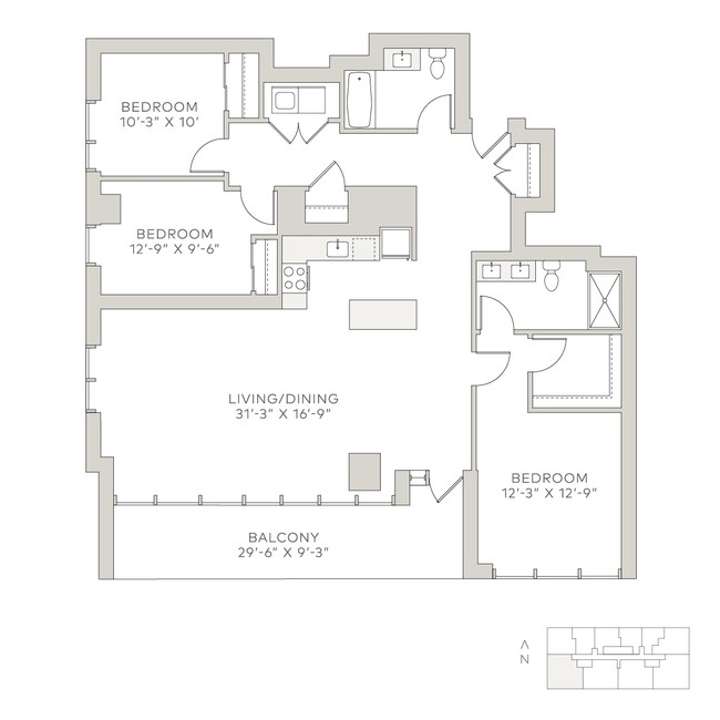 Floorplan - Solstice on the Park