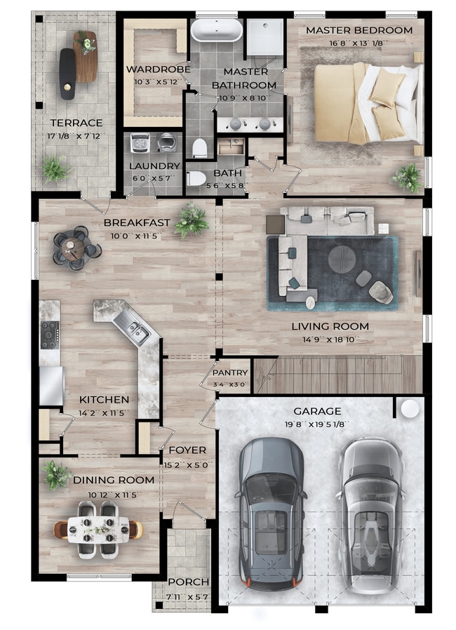 Floorplan - Overlook at Mill Creek