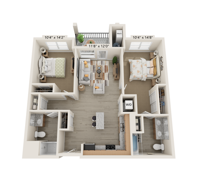 Floorplan - The Bend Arbordale