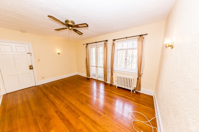 Livingroom Closed French Doors - 503 N Arthur Ashe Blvd