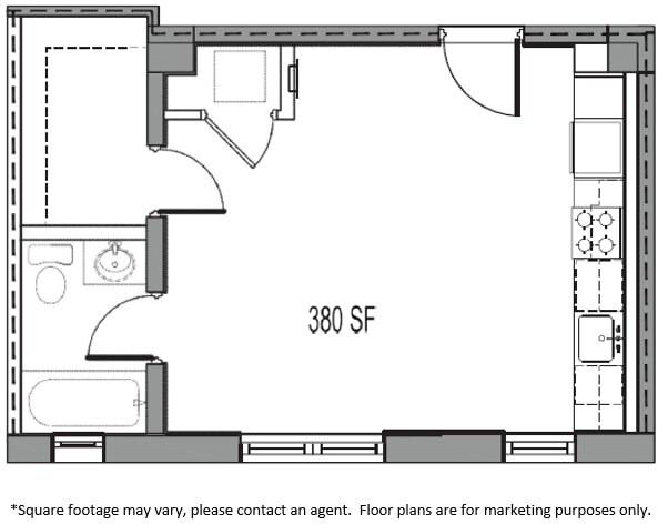 Floorplan - Kenyon Apartments