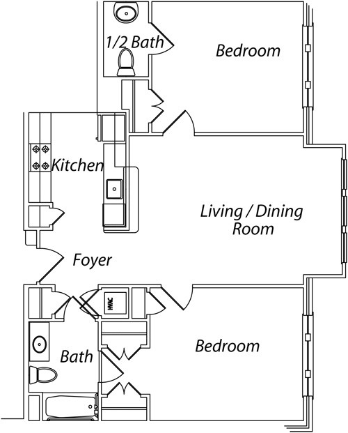 Floorplan - Victory Terrace Senior Residences