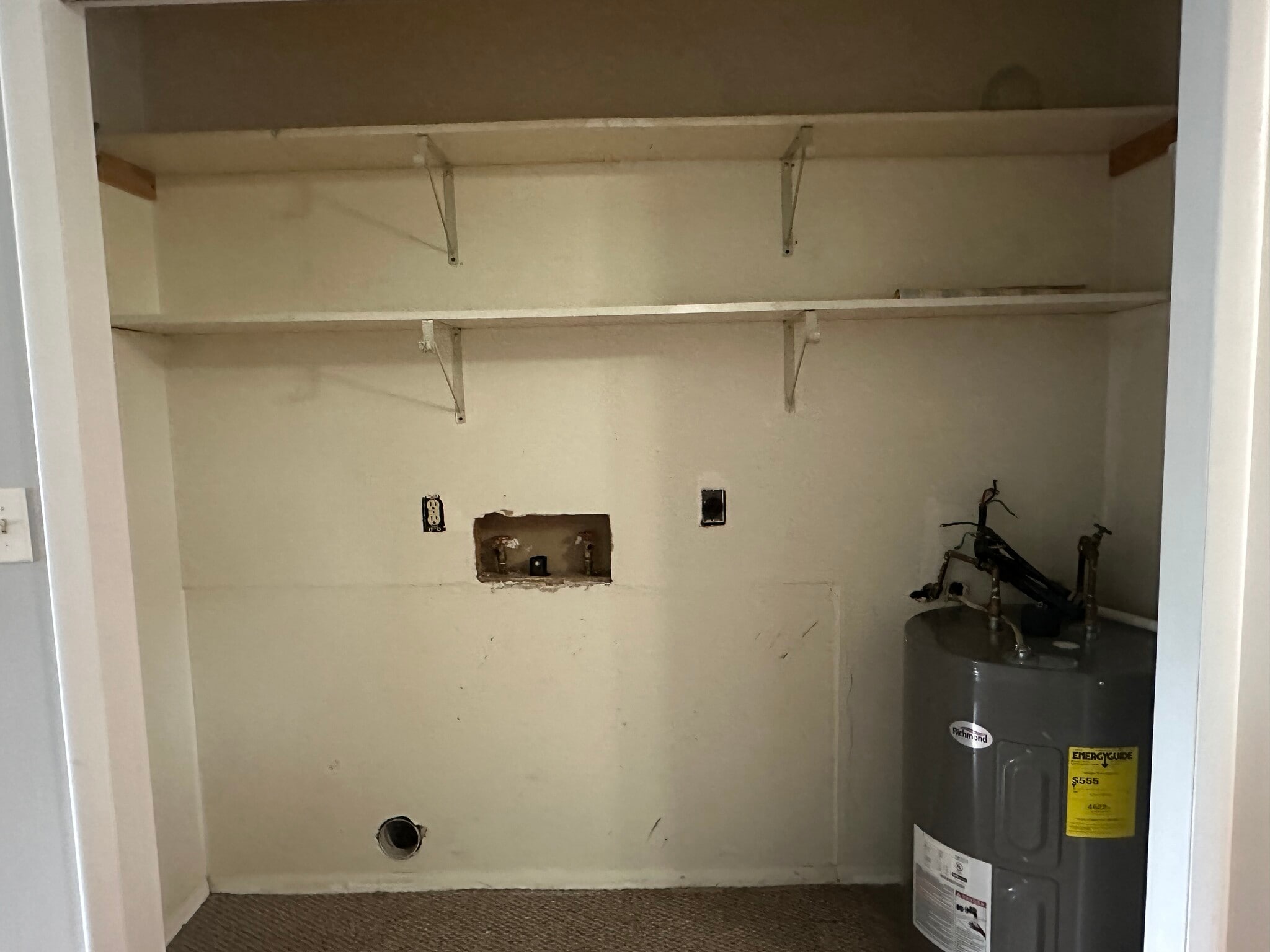 W&D Hook UP - 160 Kathy Ave