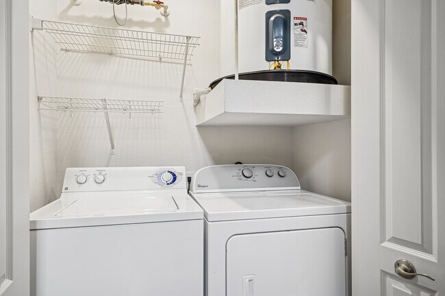In-unit washer and dryer - eaves Twin Creeks