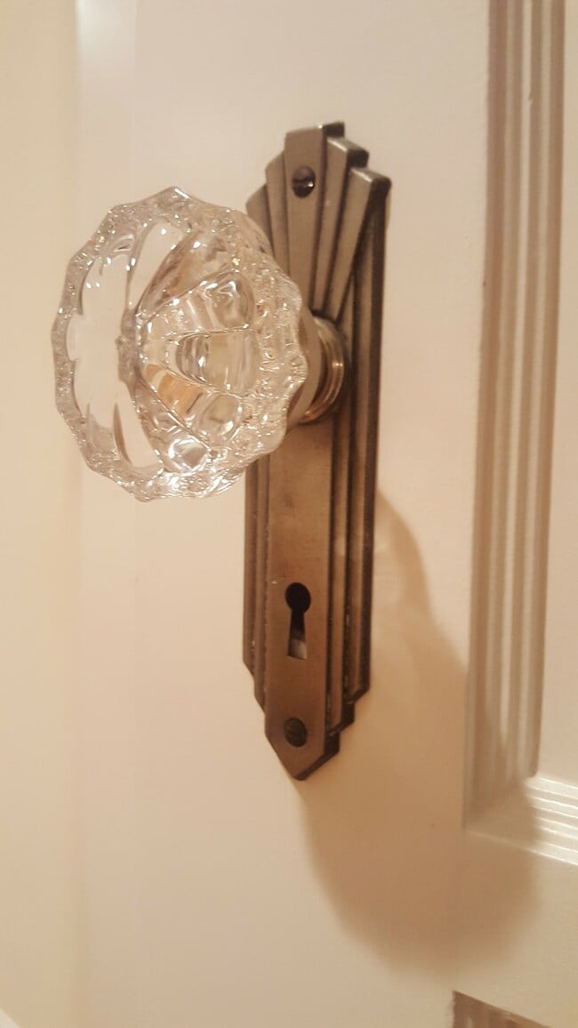 Example of Restored Original Hardware - 1103 S Crescent Heights Blvd