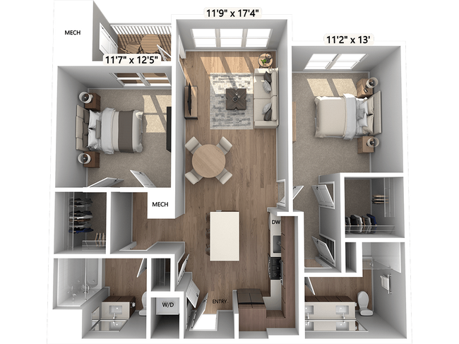 Floorplan - Avalon Princeton Circle