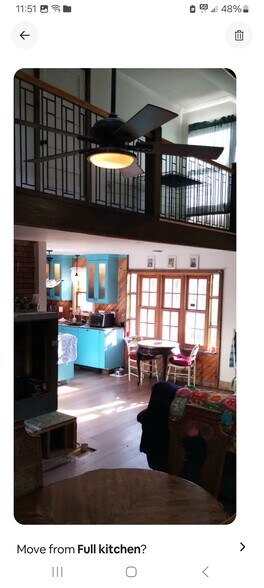 Snack table at kitchen - 10426 Vistula Rd