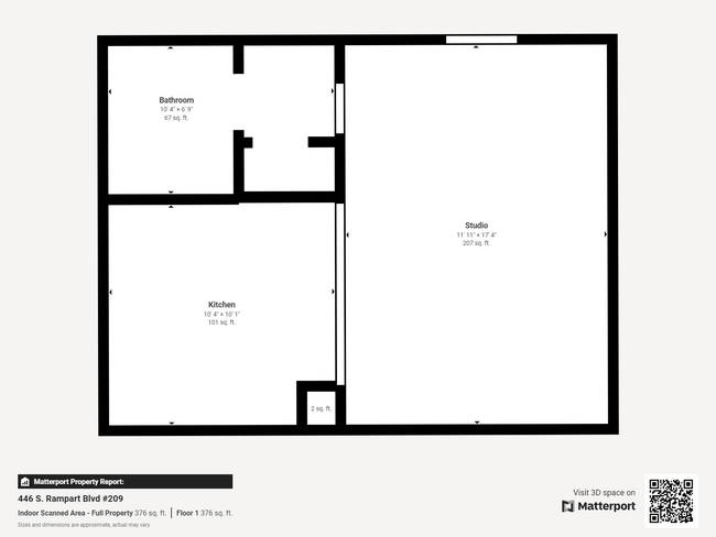 Floorplan - 446 S. Rampart Blvd.