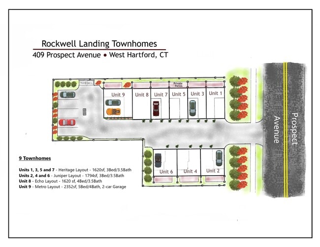 Floorplan - Rockwell Landing Townhomes