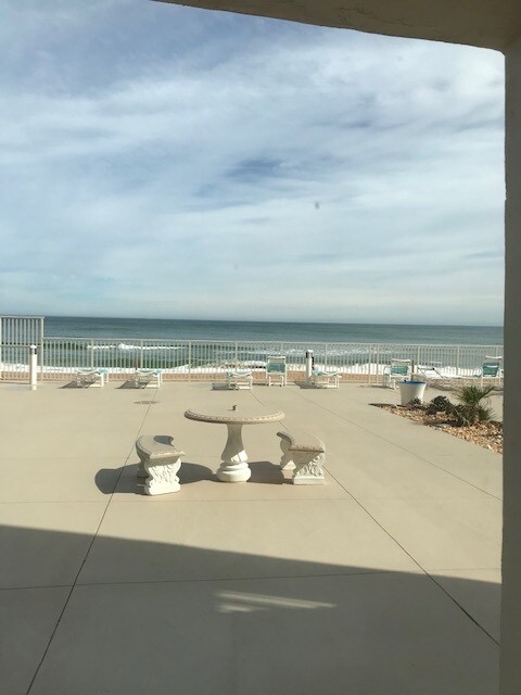 New concrete pool area - 89 S Atlantic Ave
