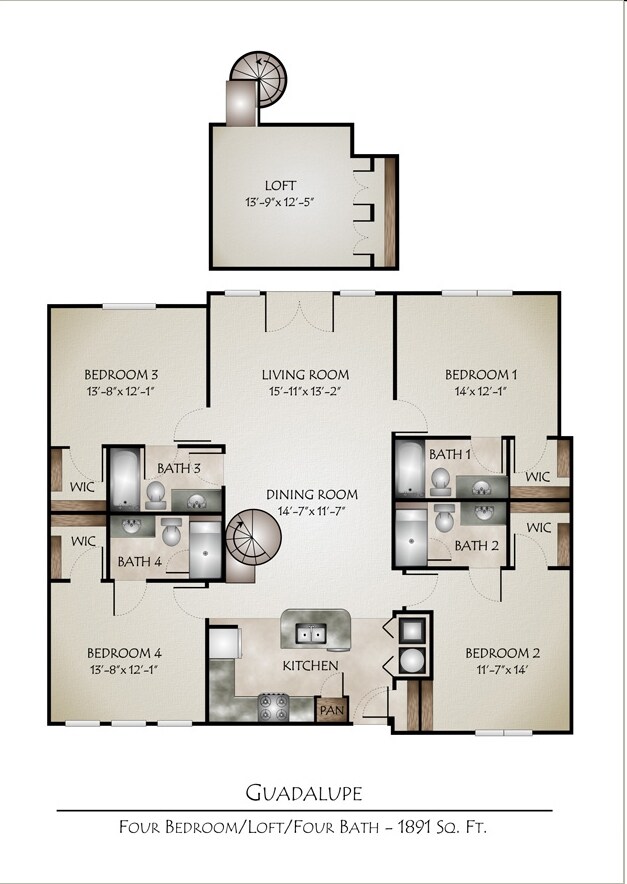4BR/4BA - Texan