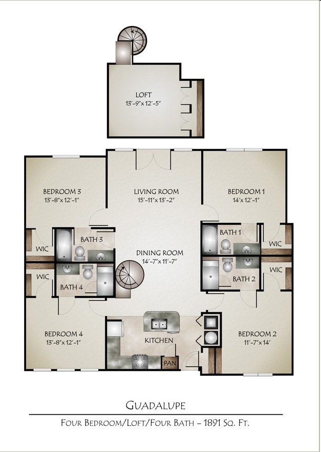 4BR/4BA - Texan Campus