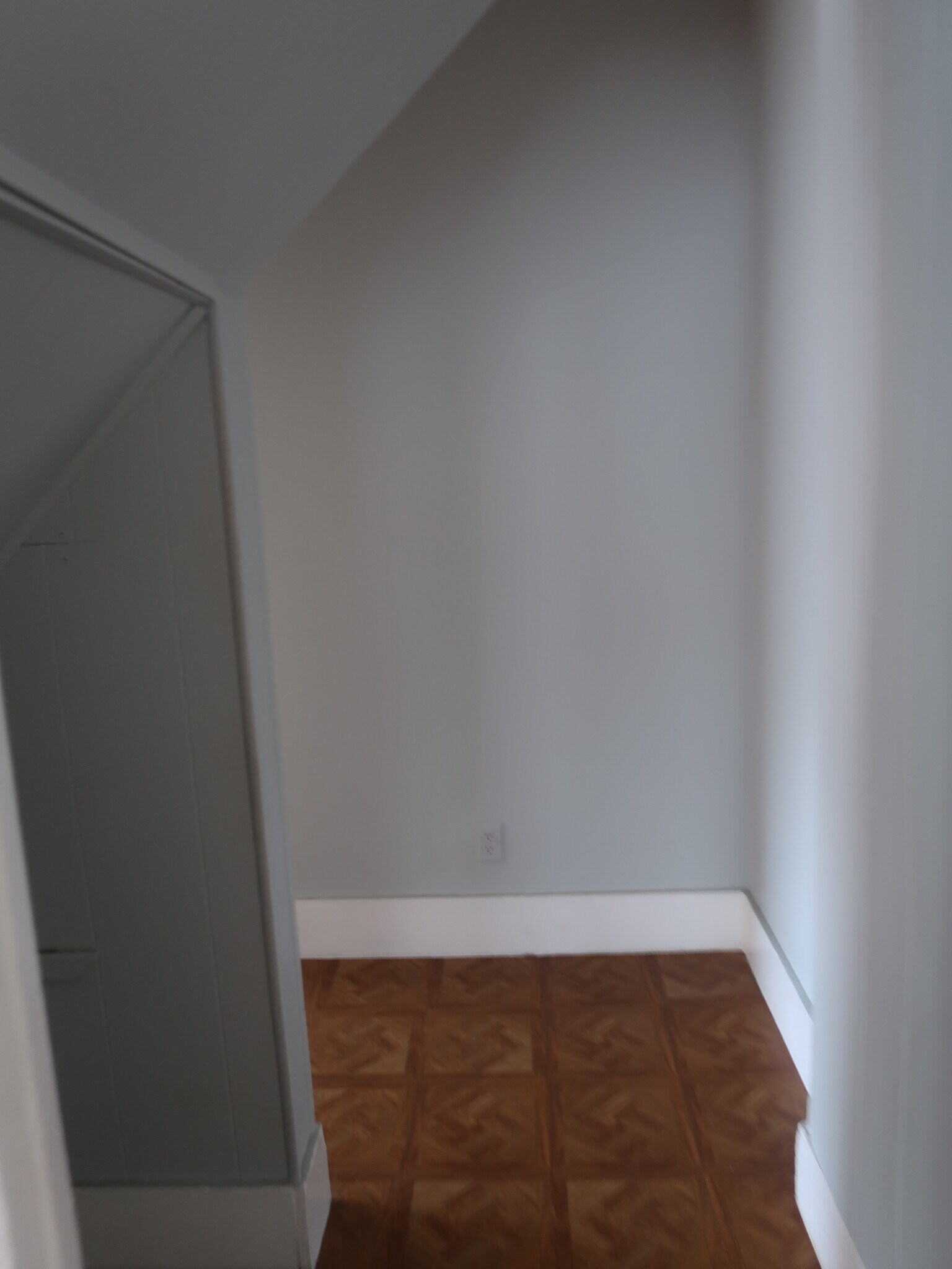 Hallway with storage are in front Bedroom - 456 Franklin St