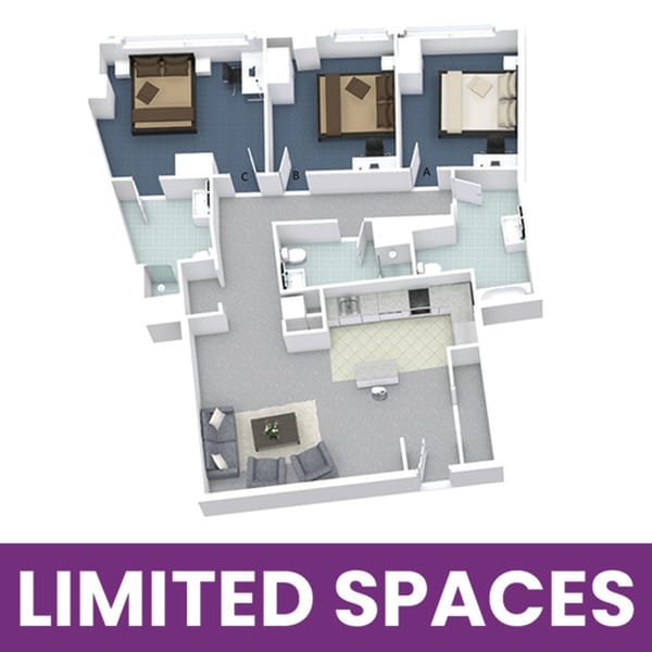 University Lofts 3x3A - Limited Spaces - University Lofts