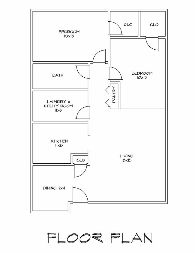 Great floor plan - Oak Creek Plaza