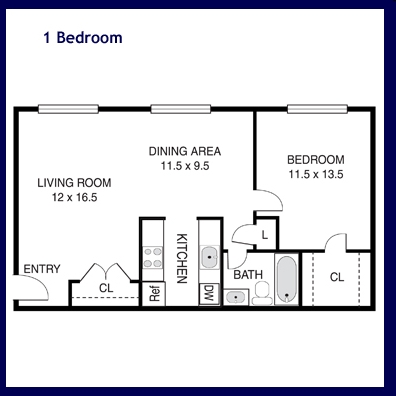 1BR/1BA - Columbia Park