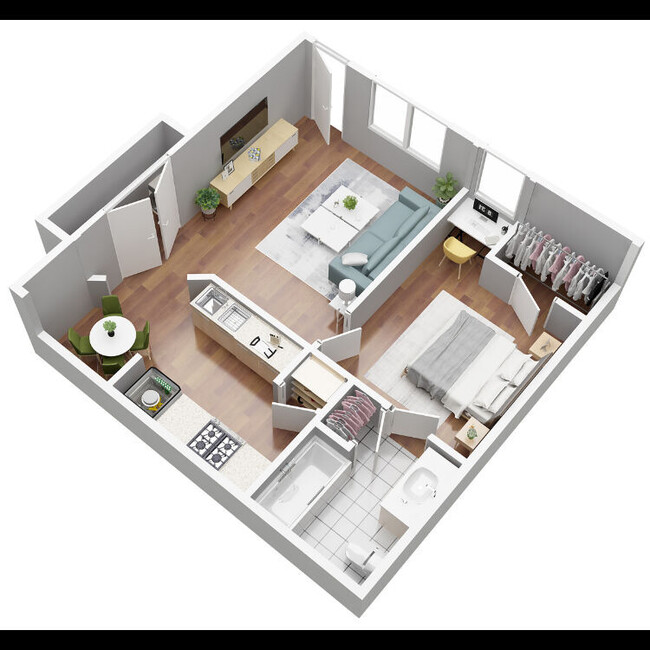 Floorplan - Burkburnett Residences