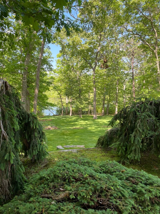 Steps down to lake. - 472 Yaphank Middle Island Rd