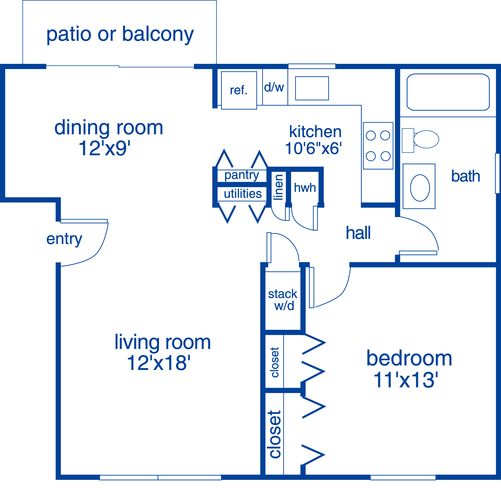Floorplan - Merrick Place
