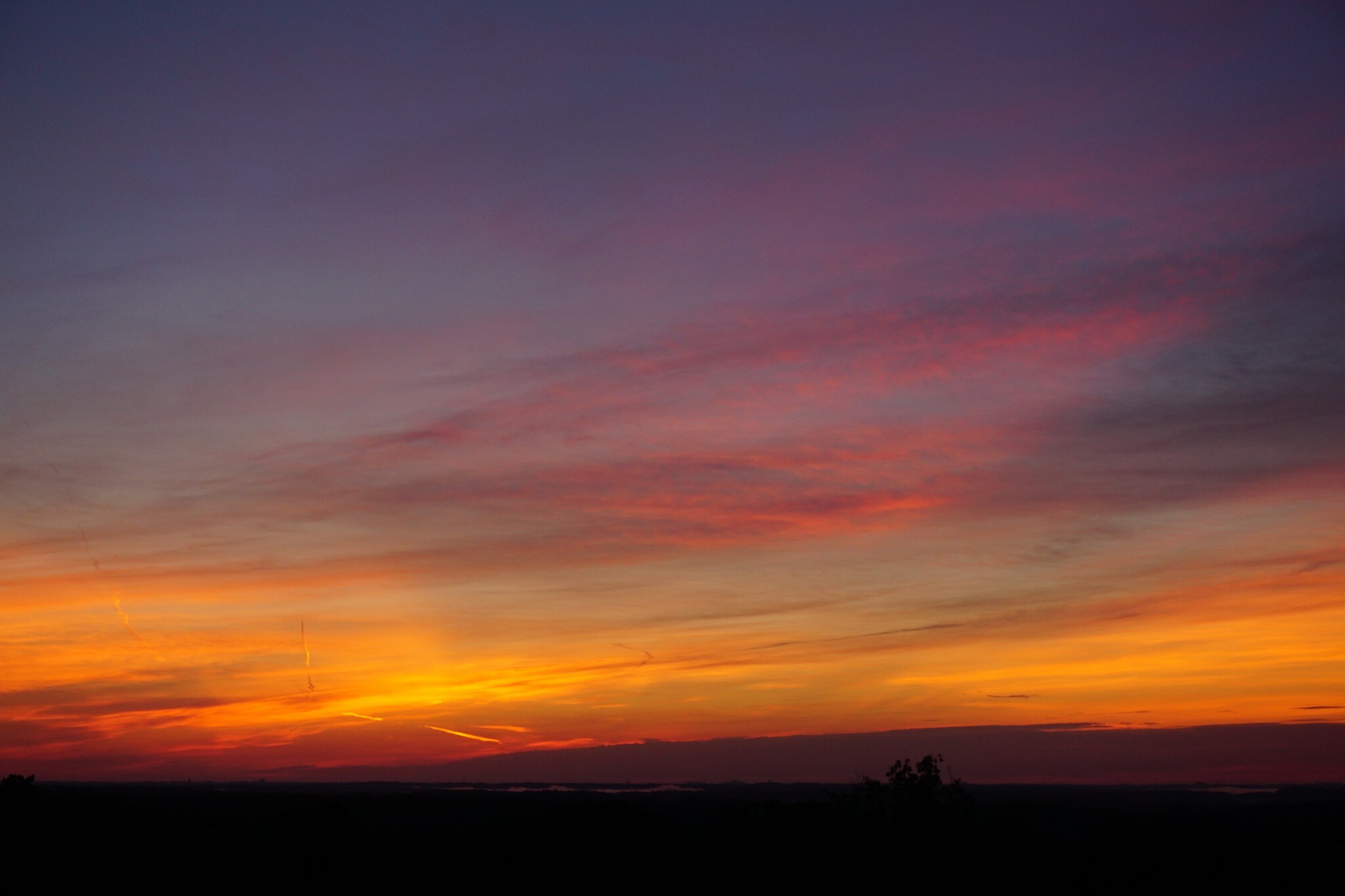 View from Living Room & Master Bedroom…typical dusk and dawn sky - 11776 Stratford House Pl