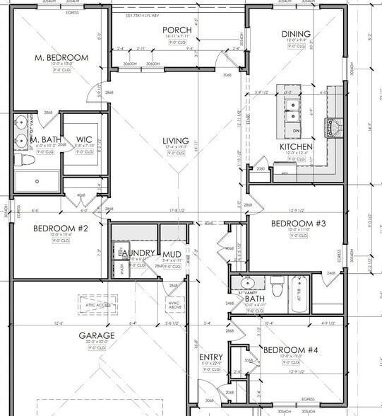 Layout - 6714 Fox Lake Dr