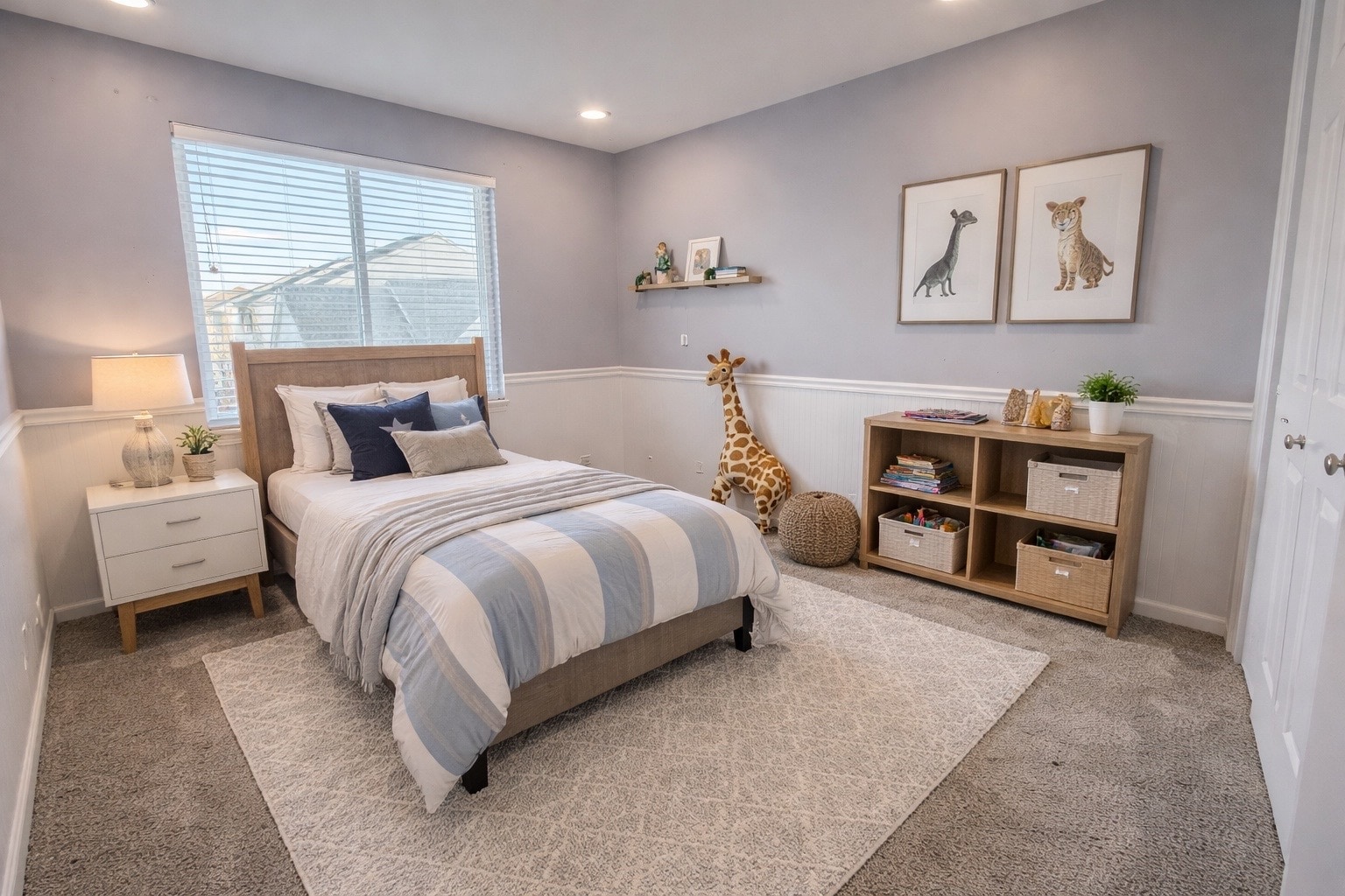 Virtually staged bedroom 3 - 14707 Paul Revere Ct