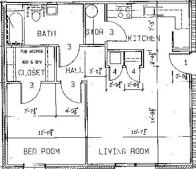 Model 1A - Brandywine Apartments