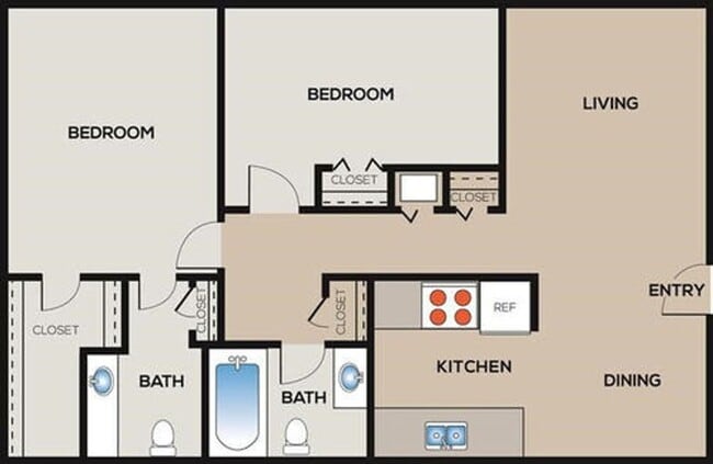 Floorplan - The Lily at West Ashley
