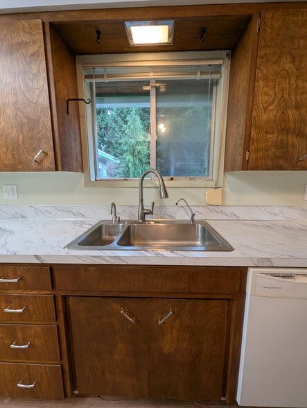 large sink and dishwasher - 2575 Yew Street Rd