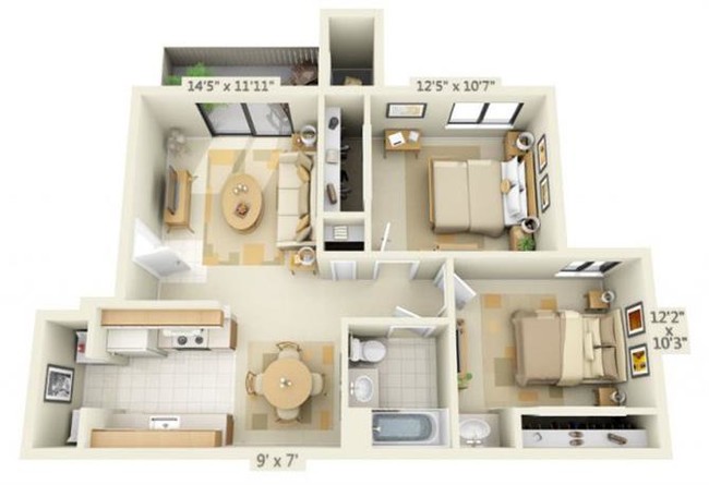 Floorplan - Zinfandel Village Apartments