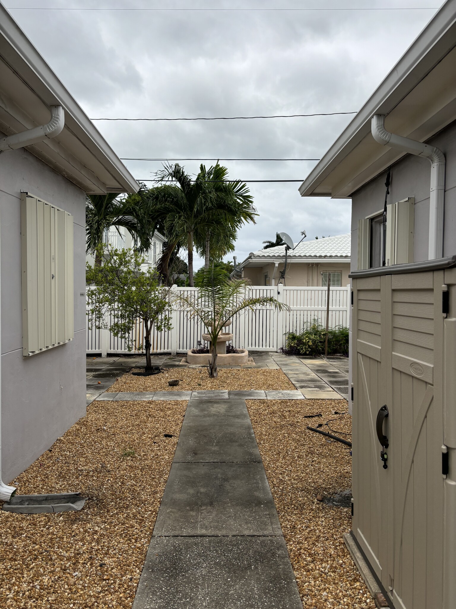 back yard - 1017 N 16th Ct