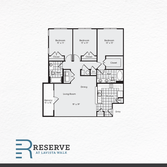 Floorplan - Reserve at LaVista Walk