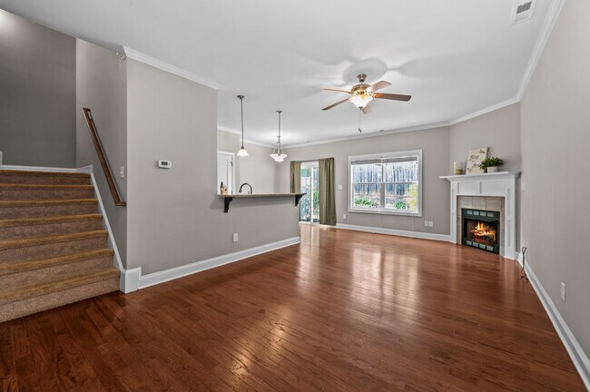 Living Room w/ Fireplace - 128 Cobalt Creek Way